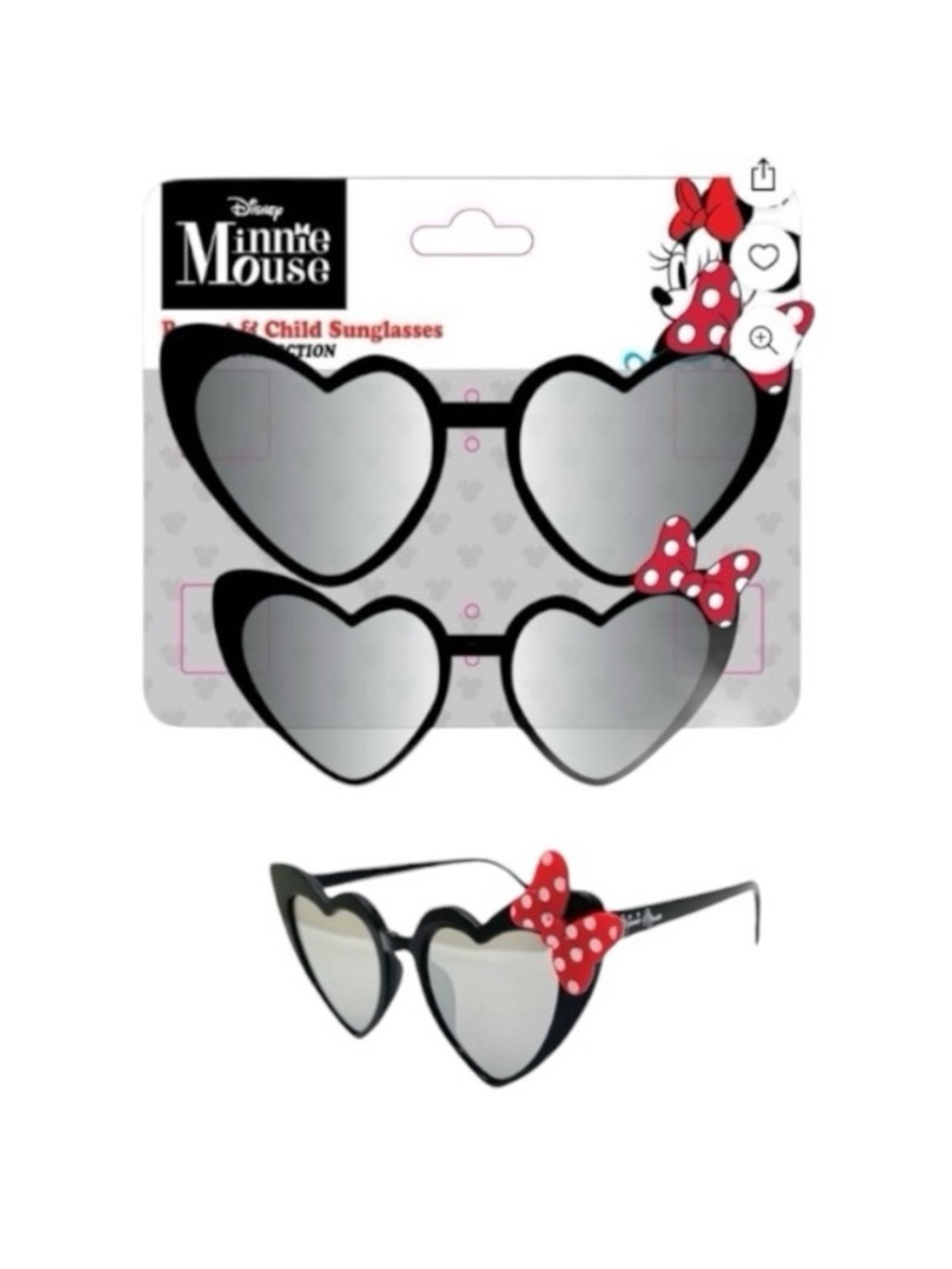 Minnie Mouse Parent And Child Matching Sunglasses